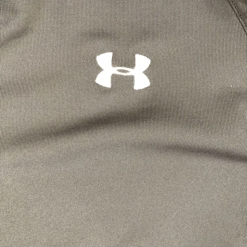 Under Armour Shirt Men Extra Large Gray Preppy Logo Polo Golf Athletic Casual